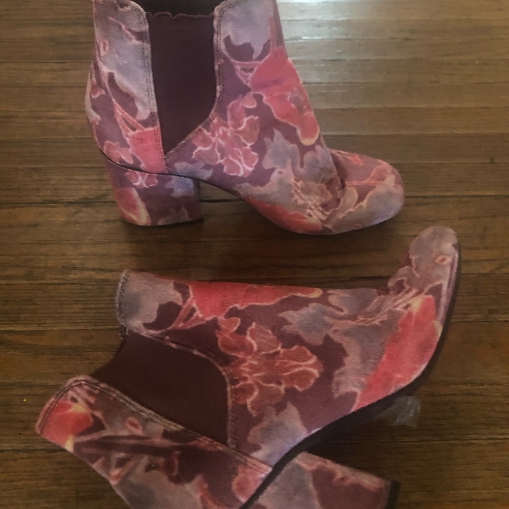 Floral Booties